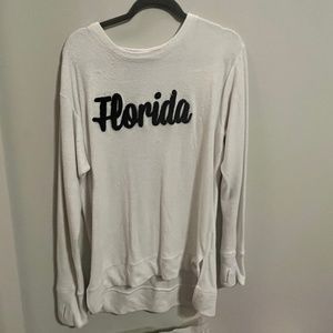 white florida sweater